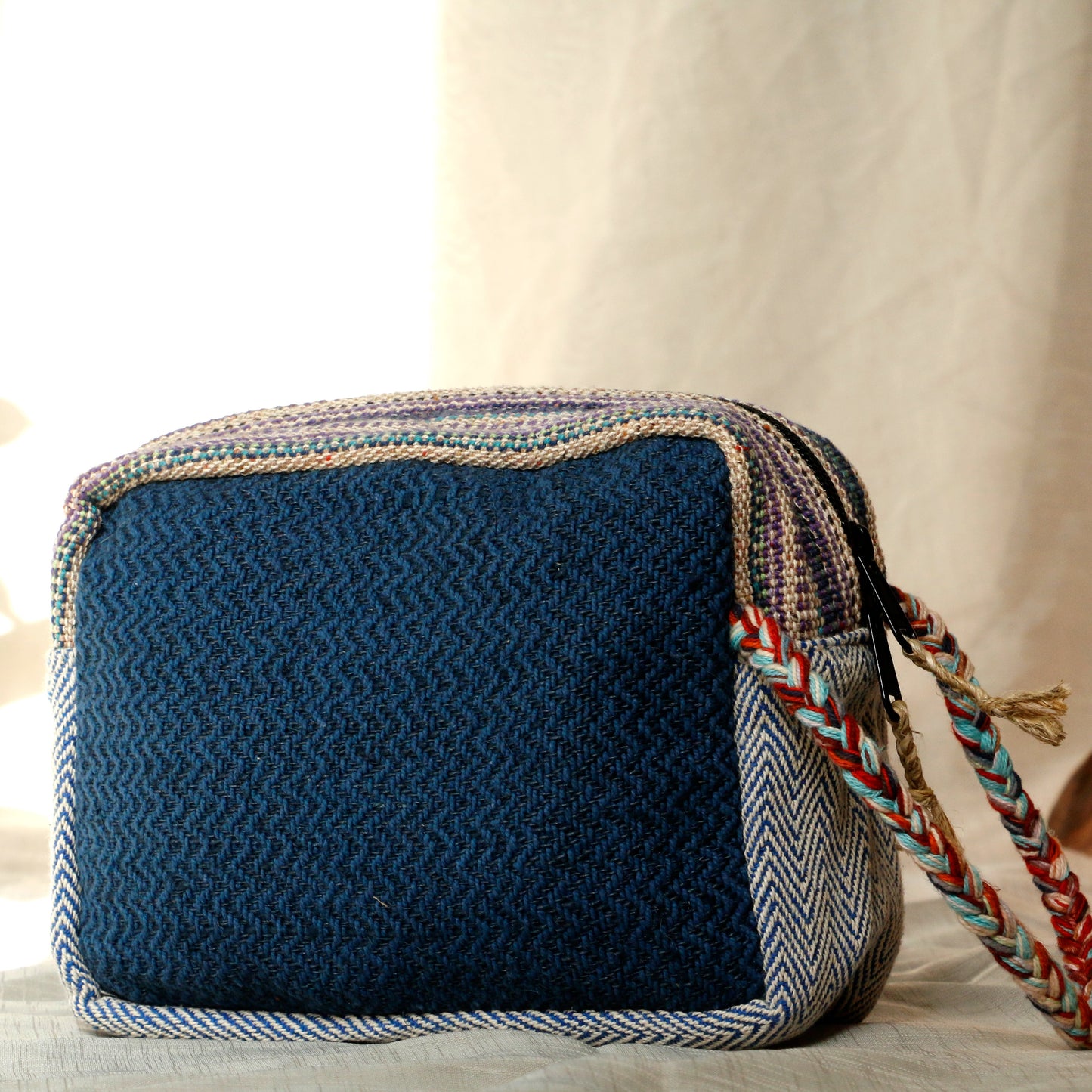 Urban Opulence Clutch Hemp Bag Blue