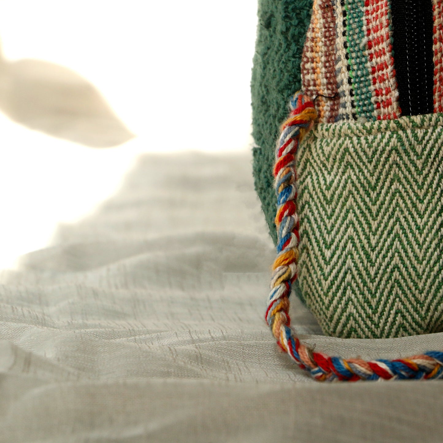 Urban Opulence Clutch Hemp Bag Green