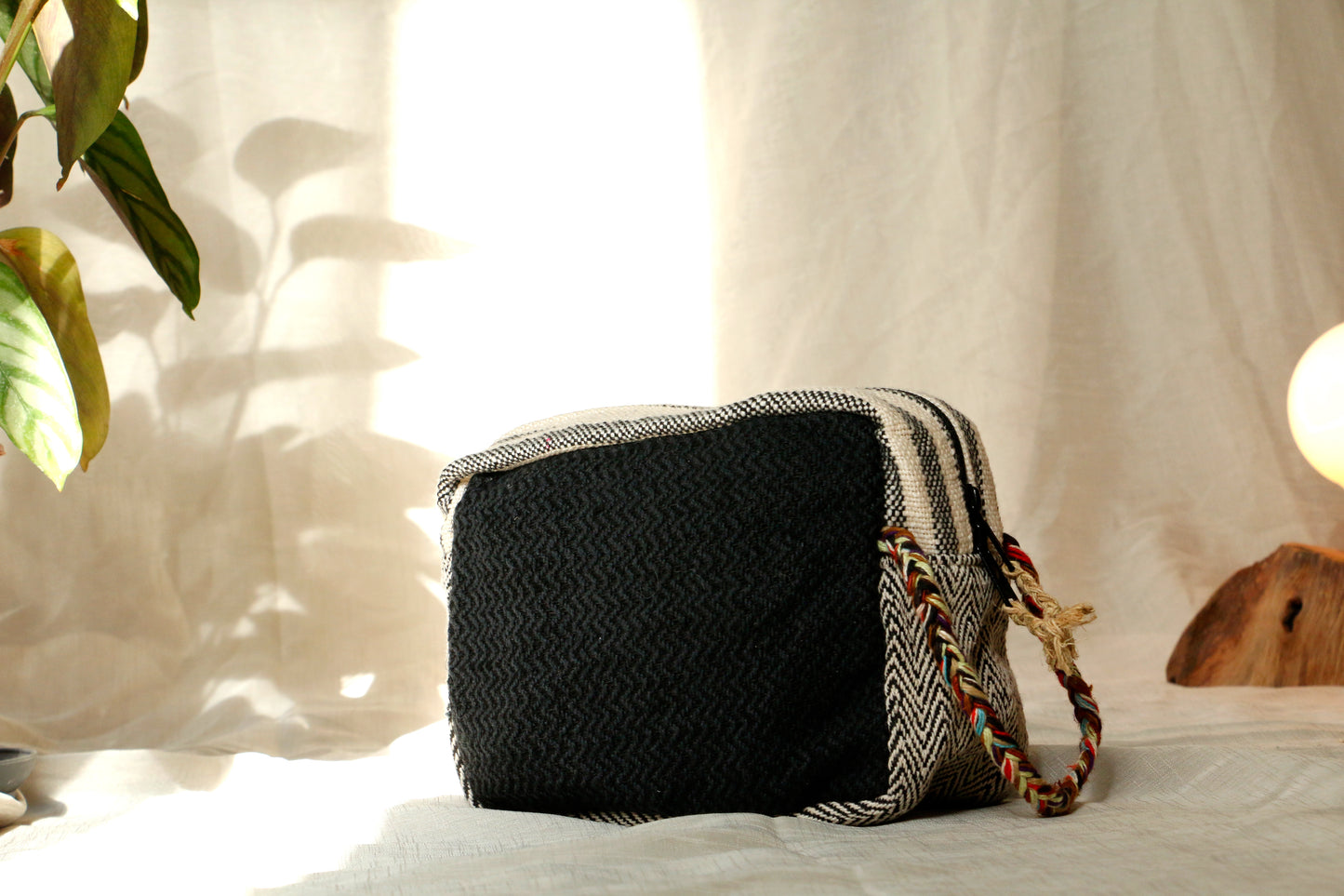 Urban Opulence Clutch Hemp Bag Black