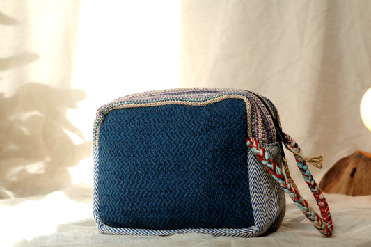 Urban Opulence Clutch Hemp Bag Blue